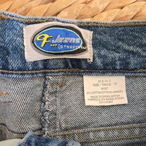 High Rise Blue Denim Jeans - Picture 4 of 6